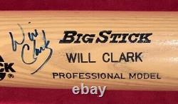 Vintage 1986 1990 Will Clark San Fran Giants Signed Game Used Baseball Bat