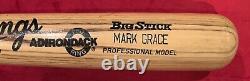 Vintage 1988 1990 Mark Grace Chicago Cubs Signed Game Used Baseball Bat Old