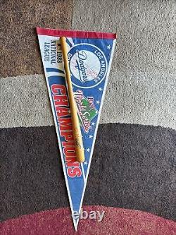 Vintage 1988 World Series /Dodgers 18 Mini Wooden Baseball MLB Bat Signed