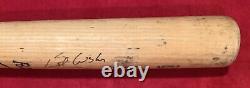 Vintage 1990 Bobby Bonilla Signed Game Used Pittsburgh Pirates Baseball Bat Old