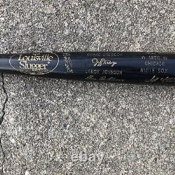 Vintage 1990 Chicago White Sox Autographed (names) Black Louisville Slugger Bat