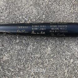 Vintage 1990 Chicago White Sox Autographed (names) Black Louisville Slugger Bat