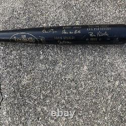 Vintage 1990 Chicago White Sox Autographed (names) Black Louisville Slugger Bat