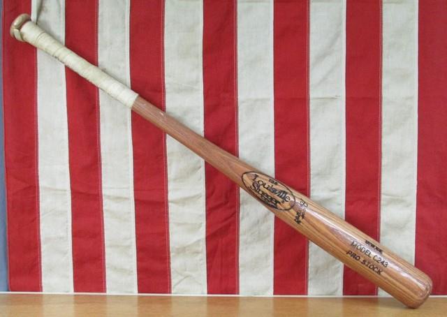 Vintage 1990s Louisville Slugger Baseball Bat Craig Holman Game Used 35 Signed