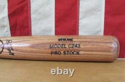 Vintage 1990s Louisville Slugger Baseball Bat Craig Holman Game Used 35 Signed