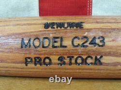 Vintage 1990s Louisville Slugger Baseball Bat Craig Holman Game Used 35 Signed