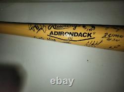 Vintage 1993 Signed Baseball Bat Danville Braves Team