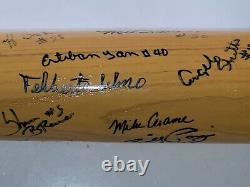 Vintage 1993 Signed Baseball Bat Danville Braves Team