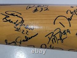 Vintage 1993 Signed Baseball Bat Danville Braves Team