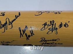 Vintage 1993 Signed Baseball Bat Danville Braves Team