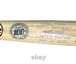 Vintage 1995 Babe Ruth Louisville Slugger 100th Anniversary #'d 36 Baseball Bat