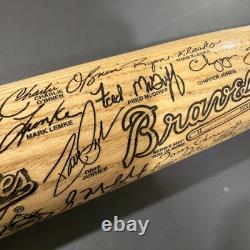 Vintage 1995 Cleveland Indians Heavy Hitter Carved Baseball Bat 1,174/5,000