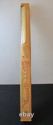 Vintage 1997 Cleveland Indians Heavy Hitter Carved Baseball Bat In Damaged Box