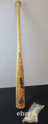 Vintage 1997 Cleveland Indians Heavy Hitter Carved Baseball Bat In Damaged Box
