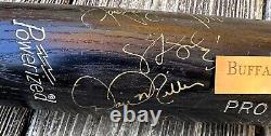 Vintage 1998 Buffalo Bisons Game Used Team Signed Baseball Bat