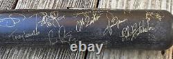 Vintage 1998 Buffalo Bisons Game Used Team Signed Baseball Bat