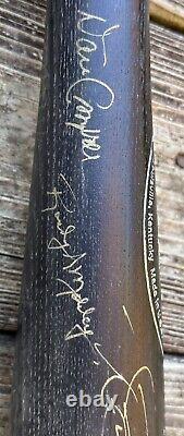 Vintage 1998 Buffalo Bisons Game Used Team Signed Baseball Bat