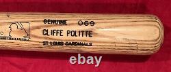 Vintage 1999 Jimmy Rollins Pre-Rookie Phillies Game Used Baseball Bat PSA Cert