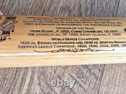 Vintage 2001 Cleveland Indians 100 Yrs Heavy Hitter Carved Baseball Bat 512/2001