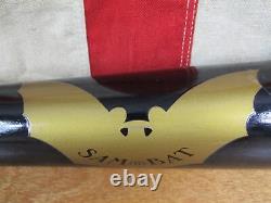 Vintage 2003 Sam Bat Wood Baseball Bat Pro Tyrell Godwin KB1 Flying Bat Logo 34
