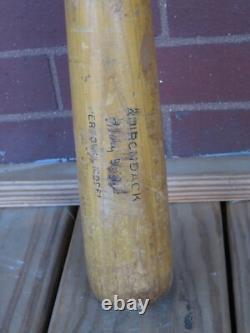 Vintage 302 Personal Model Baseball Bat Rocky Bridges Adirondack White Oak 34 Vintage 302 Personal Model Baseball Bat Rocky Bridges Adirondack White Oak 34