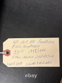 Vintage 35 BABE RUTH Louisville Slugger 125 BR 1930's Incredible condition Vintage 35 BABE RUTH Louisville Slugger 125 BR 1930's Incredible condition