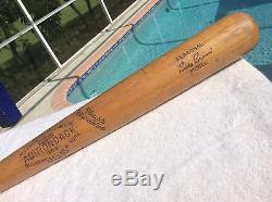 Vintage 35 Ny Yankees Bobby Brown Game-used Adirondack Baseball Bat 302