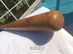 Vintage 35 Ny Yankees Bobby Brown Game-used Adirondack Baseball Bat 302