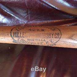 Vintage 36 baseball bat circa 1920 Ken Williams H&B Louisville Slugger