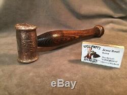 Vintage 3lb copper blacksmith hammer custom JESSE REED baseball bat handle