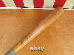 Vintage 40s Sav-A-Bat Wood Baseball Bat Pepper Martin Model 33 Mueller Perry Co