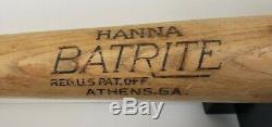Vintage 50s Hanna Batrite No. HF Aaron Style Baseball Bat
