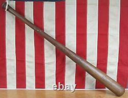 Vintage 50s Hillerich & Bradsby Wood'Leader' Baseball Bat Johnny Mize Model 34