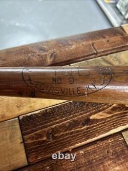 Vintage 50s Hillerich & Bradsby Wood'Leader' Baseball Bat Stan Musial Model 34