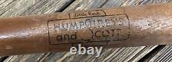 Vintage 50s Humphreys & Scott Wood Baseball Bat 30 Little Rock Arkansas