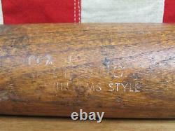 Vintage 50s Humphreys & Scott Wood Baseball Bat Ted Williams 35 Little Rock, AR