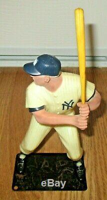 Vintage 60's Hartland Plastics Mickey Mantle Yankees Figurine W Bat