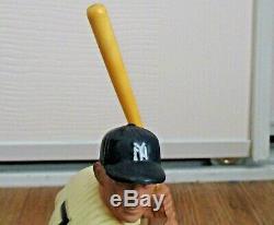 Vintage 60's Hartland Plastics Mickey Mantle Yankees Figurine W Bat