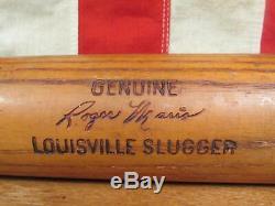 Vintage 60s Louisville Slugger H&B Wood Baseball Bat 125 Roger Maris Model 35