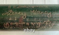 Vintage 70's Oakland A's Baseball Bat Giveaway Larry Haney, Louisville