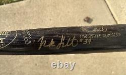 Vintage 90s MARK SMITH #34 Baltimore Orioles AUTO Game Used Team Baseball Bat