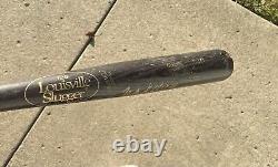 Vintage 90s MARK SMITH #34 Baltimore Orioles AUTO Game Used Team Baseball Bat