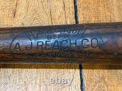 Vintage A. J. REACH CO. No PM PAUL WANER Baseball bat 35 SUPER RARE