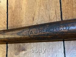 Vintage A. J. REACH CO. No PM PAUL WANER Baseball bat 35 SUPER RARE