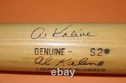 Vintage AL KALINE Detroit Tigers SIGNED H&B Louisville Slugger S2 Baseball Bat