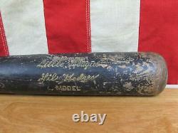 Vintage Adirondack Baseball Bat with Varsity Leather Glove Both Gil Hodges Dodgers