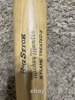 Vintage Adirondack Big Stick Mickey Mantle 34 Flame Treated Bat