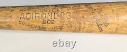 Vintage Adirondack Flexible Whip Action 33 Model 302 Baseball Bat name