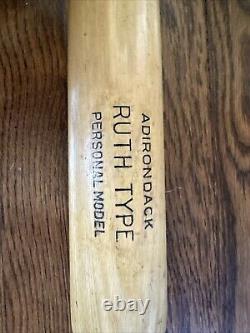 Vintage Adirondack Ruth Type Whip Action 35 Model 302 Baseball Bat