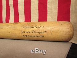 Vintage Adirondack Wood 302 Baseball Bat James Davenport Personal Model 34